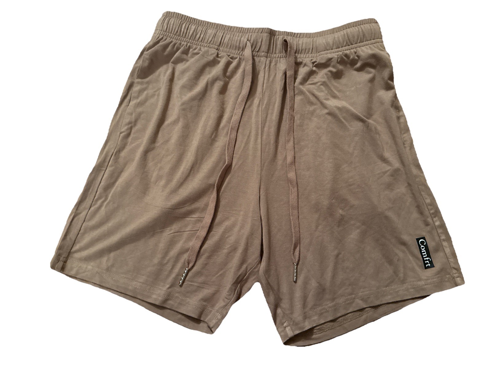 Comfrt Women's Drawstring Waist Sleepwear Cloud Shorts Mocha XS Relax