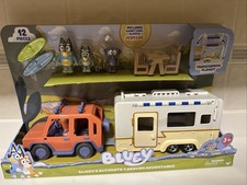 2021 BLUEY Playset ULTIMATE CARAVAN ADVENTURES Figures CAMPER JEAN LUC NEW