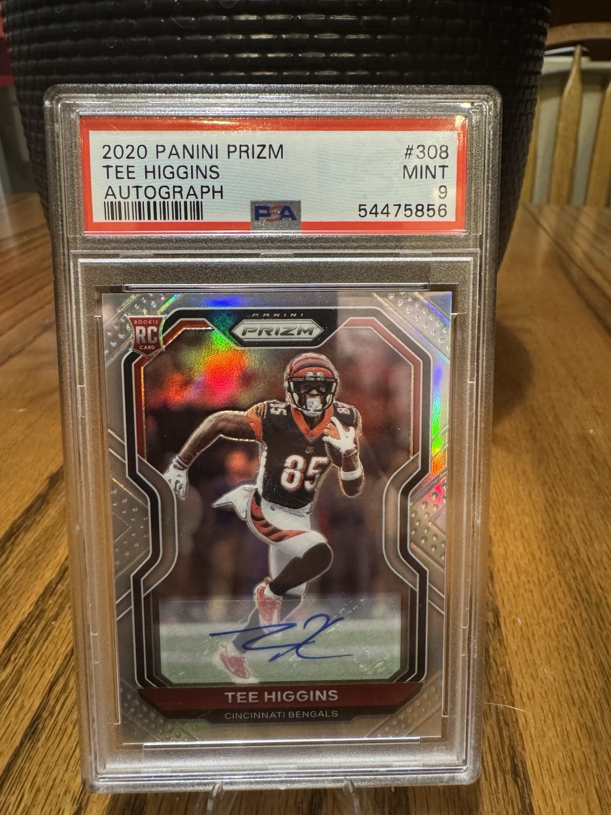 2020 Panini Prizm - Rookie Tee Higgins #308 Silver Prizm Autographs (AU, RC)