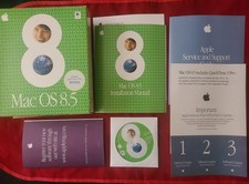 Apple Mac OS 8.5 Operating System - Big Box Retail CD-ROM, 1998 with Manuals