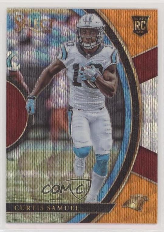 2017 Panini Select Concourse Tri-Color Prizm 58/199 Curtis Samuel Rookie RC 04pd