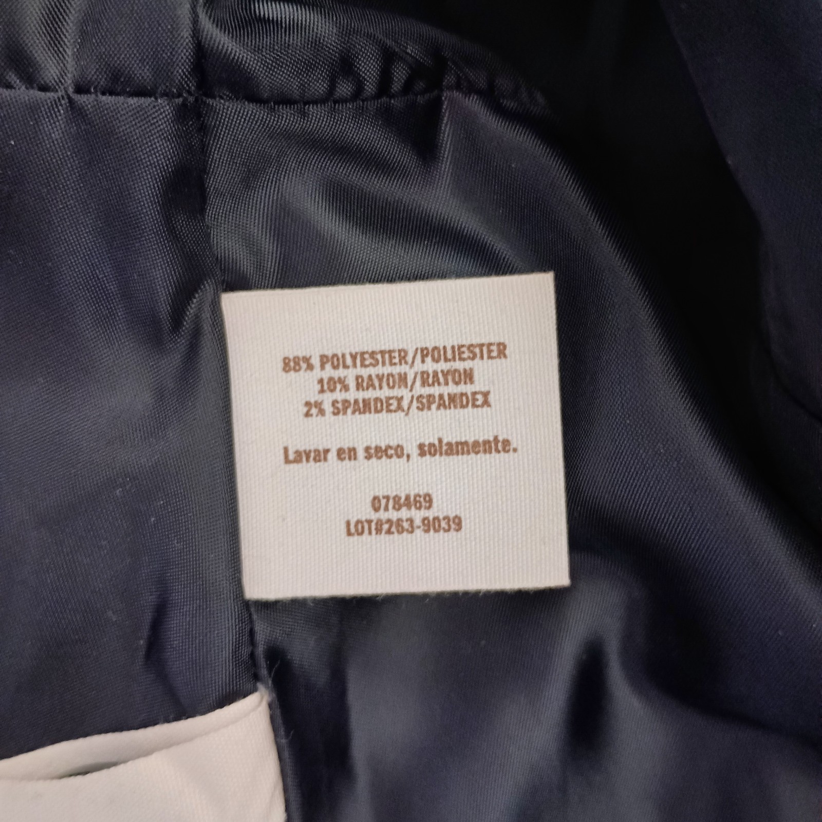 Decree Double Breasted Pea Coat Lined Hip Length … - image 6