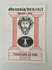 Acid House Rave GENESIS/BIOLOGY Dec 25th-26th FINAL CHAPTER (RIP) 1989 flyer