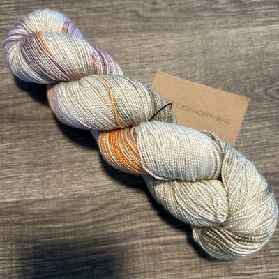 Sock Obsession Yarns - 2ply  Fingering Weight - Merino & Silk - Cinnamon