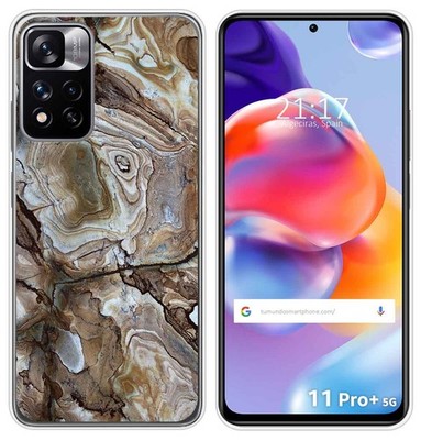 Hülle Silikon für Xiaomi Redmi Note 11 pro + Plus 5g Design Marmor 14 Muster