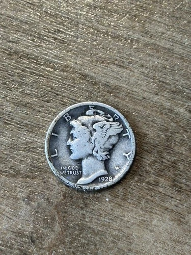 1928 Mercury Dime VG