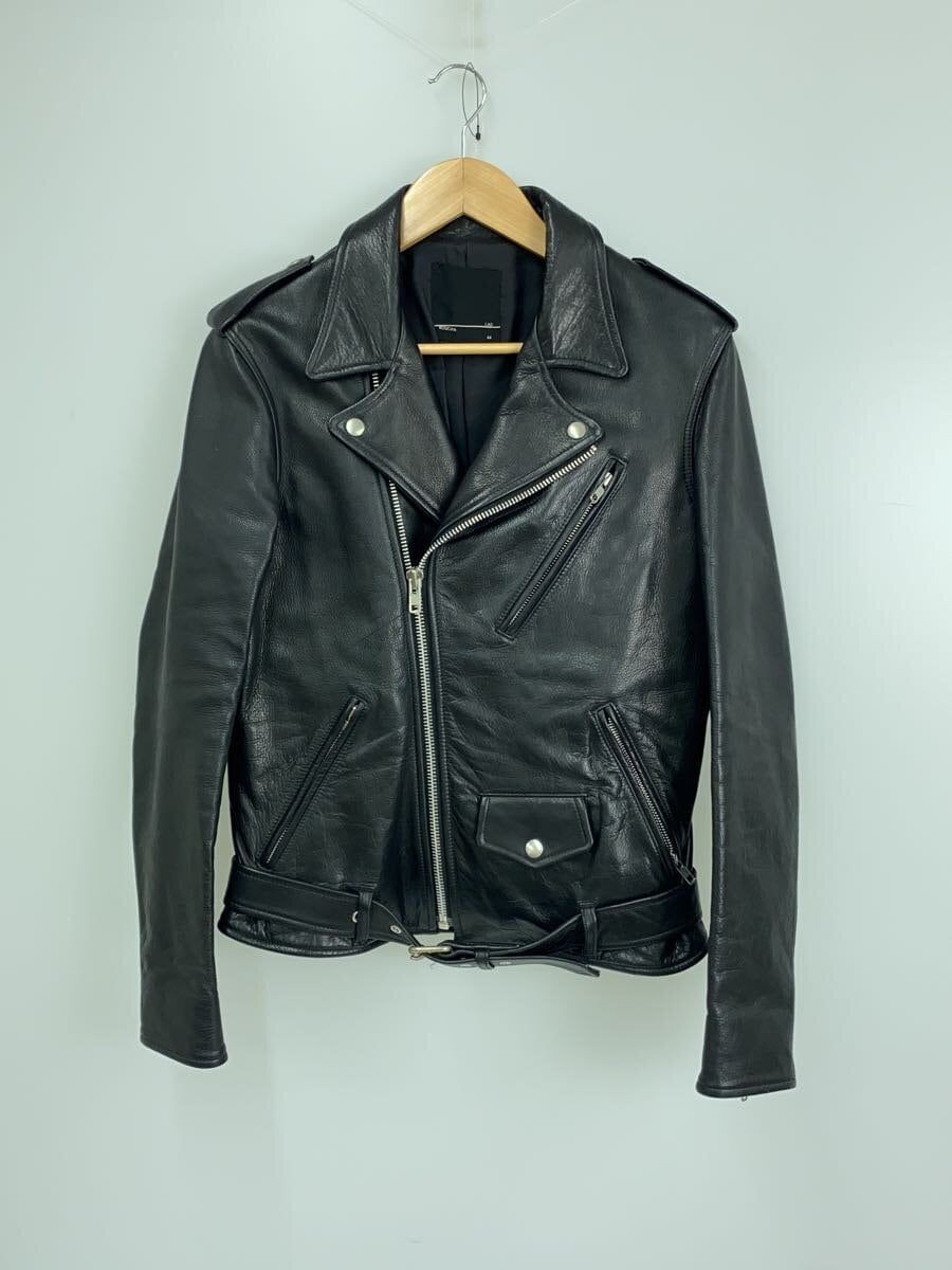 LAD MUSICIAN RIDER JACKET DOUBLE RIDERS 44 COW LEATHER Black
