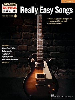 Really Easy Songs Deluxe Guitar Play-Along Vol 2 Learn to Play Tab Book & Audio
