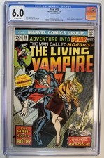 Adventures Into Fear #20 CGC 6.0 💎 Mark Jewelers Rare Insert, Morbius Begins