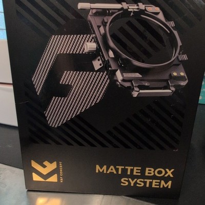 K&F Concept Mini Matte Box Matte/Anti-Glare w/ Carry Case & Adapter Rings