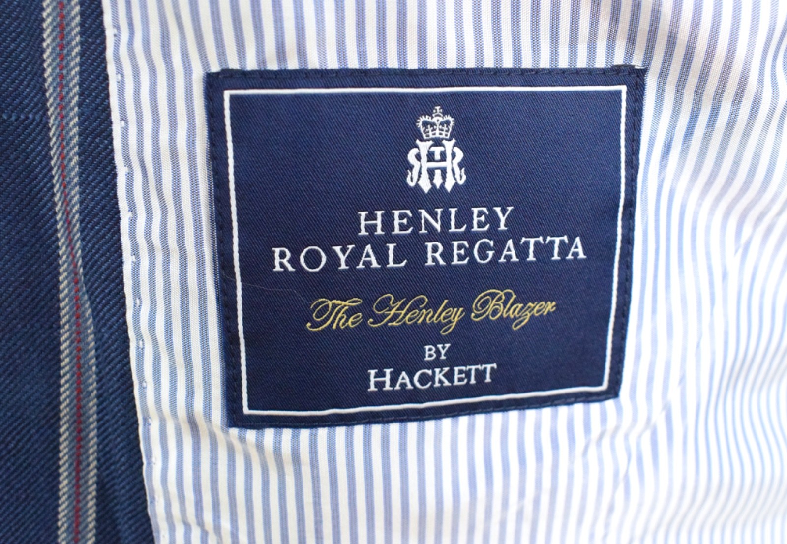 FILA Giacca da barca nuova HACKETT Henley Royal Regatta taglia 40R 50R Large Robert Noble