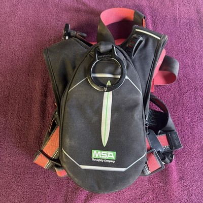 msa full body harness with latchways personal rescue device