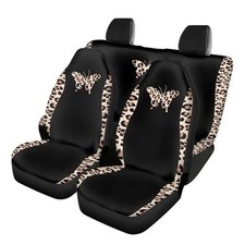 Car Seat Cover Set Full Universal for Most Cars, Front  Rear Seat Covers,