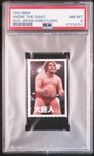 ANDRE THE GIANT RC 1982 BBM SHA JAPAN WRESTLERS  PSA 8 Pop 5 Non Higher