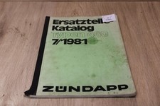 Zündapp Typen 460 Ersatzteilkatalog   1981 xb11641