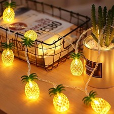 Fairy Lights - 30 LED 5M Warm Light Pineapple Battery Powered String Copper Wir