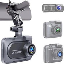 Dash Cam Mount for Rove R2-4K Pro Dual Falcon F170 Z-Edge YI VANTRUE Car Cameras