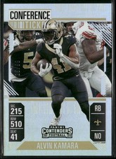 2024 Panini Contenders #71 Alvin Kamara Conference Ticket #/99
