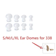 3 Pair Ear Domes For Jinghao  338/338-c Hearing Aids Replacement