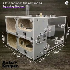 Ant farm modular Anthill Nest with out world  ships from usa 