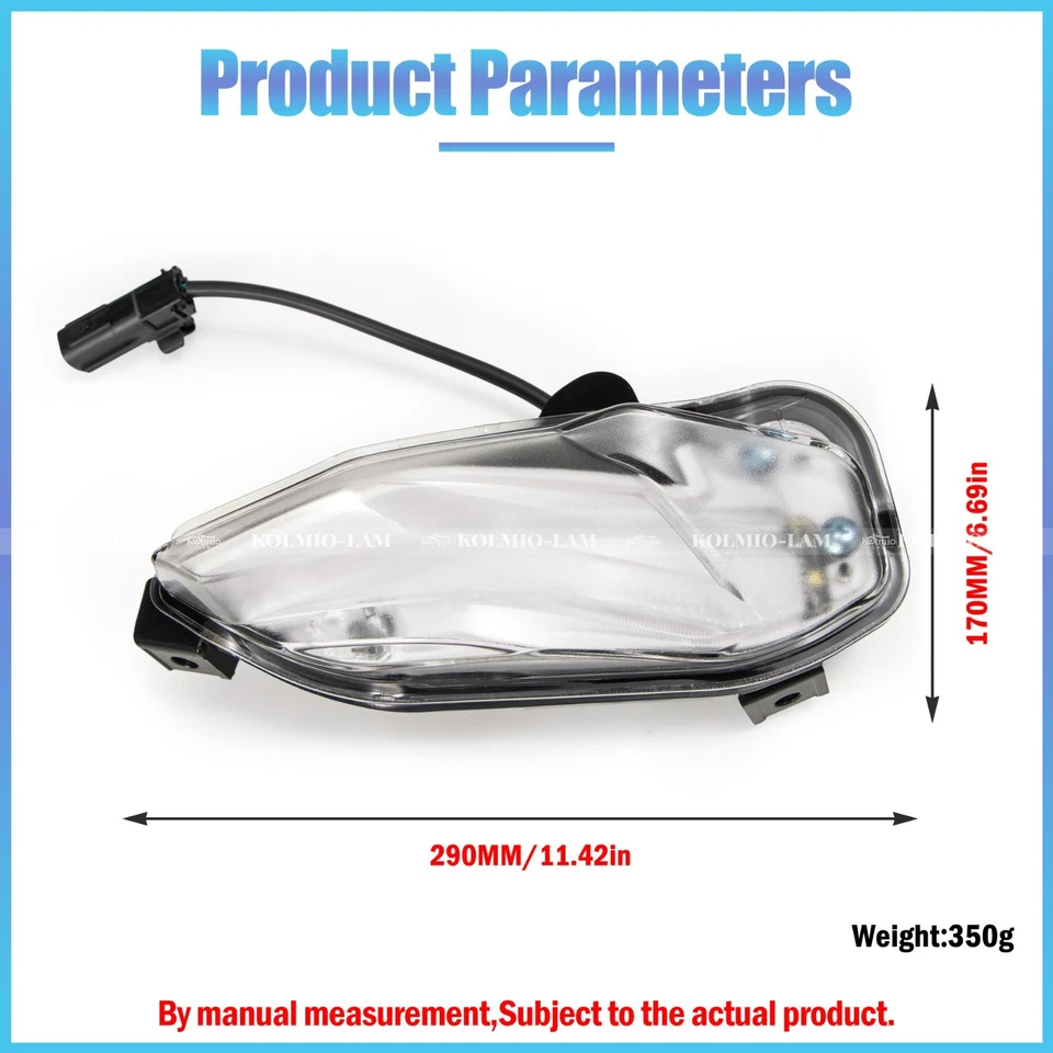 Headlight LED Fog Side Light Running Light Fit For Yamaha MT-07 MT07 2021-2024 - Image 4 of 4