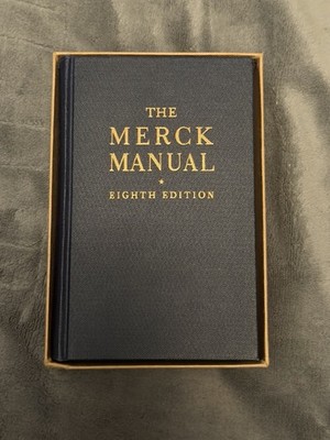 Merck Manual of Diagnosis and Therapy Physicians Doctor's Ref 8th Edition 1950