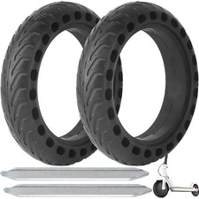  2-Pack 8.5" Electric Scooter Solid Tires, 8 1/2 x 2 8.5" x 2" Solid 