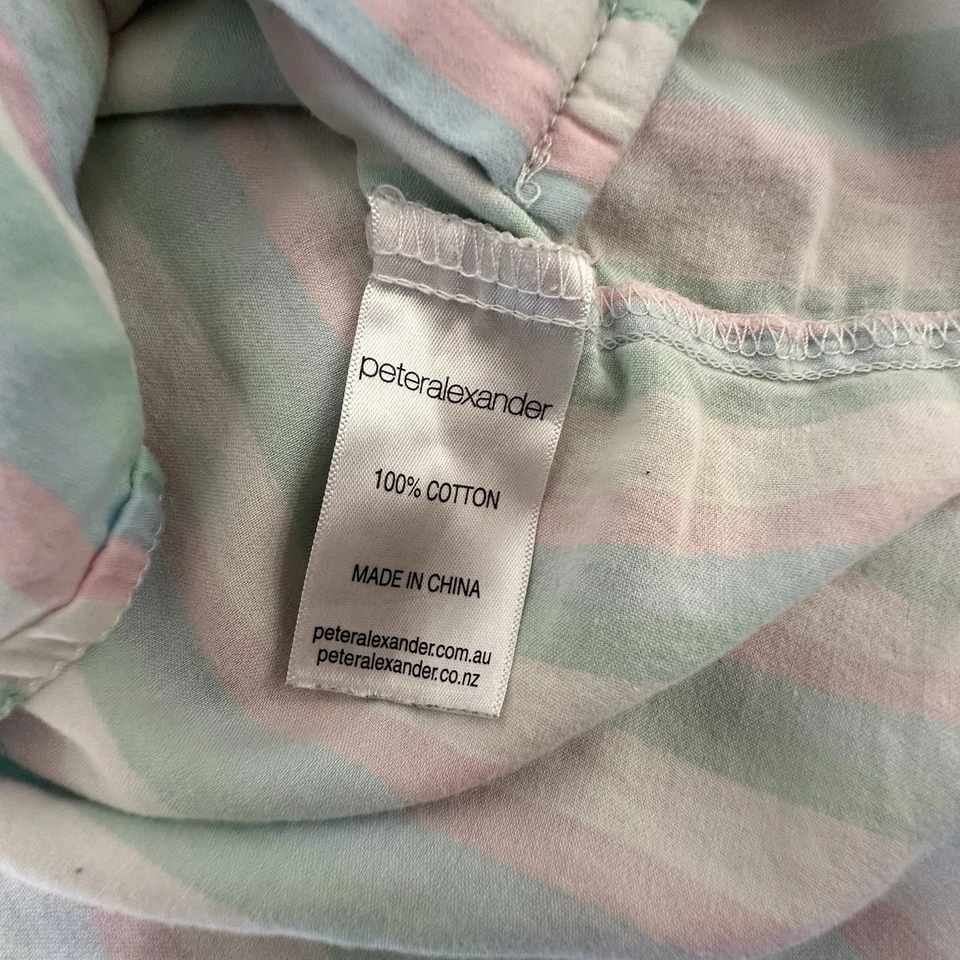 Pijama nocturno PETER ALEXANDER de algodón con botones talla pequeña AU 8 EN MUY BUEN ESTADO Foto 4 de 4