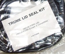 Original Style Rubber Trunk Lid Seal 1937-40 Ford Car All 1941-48 Coupe Conv