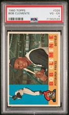 1960 TOPPS #326 BOB CLEMENTE PSA 4