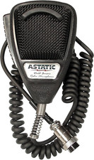 Astatic 302-636LB1 4-Pin Noise Cancelling Microphone - Black