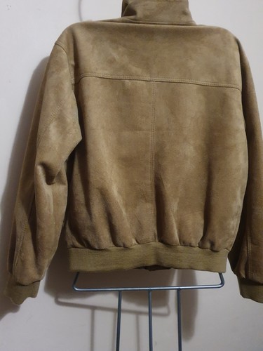 Alta Moda 1XL Brown Jacket Elasticated Waist Zip Up - Picture 9 of 13