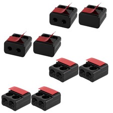 Black 8PCS Ultrasonic Car Deer Alert Whistle Deer Warning Animal Repeller Safety