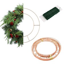 20 PCs Flat Floral Wire Rings 8" 10" 12" 14" 16" Wreath Making Frame Decoration