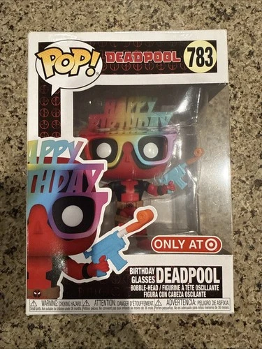 Funko Pop! Vinyl: Deadpool Birthday Glasses #783 Target Exclusive Opened