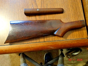 Hopkins & Allen 22cal. falling block Stock & forend