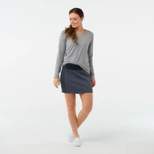 Smartwool Diamond Peak Quilted Skirt Women's size S Merino Wool Blend Pocket