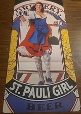 ST. Pauli Girl Beer Vintage 3 Page Poster 