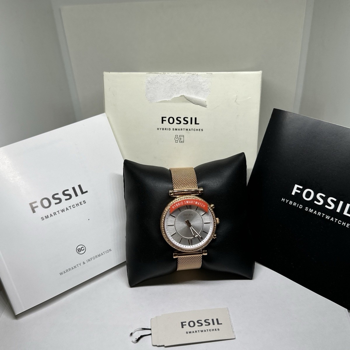 Stainless Steel Fossil Hybrid Uhr App Fossil Hybrid Smartwatch Q