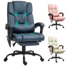 Vinsetto Massage Office Chair,  Office Chair with 6 Vibration Points
