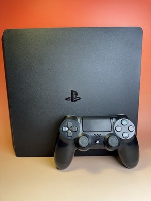 PlayStation 4 PS4 Slim 1TB | Schwarz | DualShock 4 Controller | A+