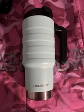 HAUSHOF 24 oz Travel Mug Steel Double Wall Vacuum Spill Proof Insulated Tumbler