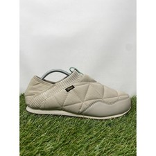 TEVA ReEmber Slip On Quilted Gray Beige Camp Ripstop Moc Shoes Women's Size 9