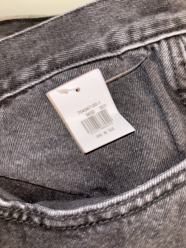 Old Navy Men's Jeans Size 36x32 Black Relaxed Fit Denim Casual, New w/Tags!