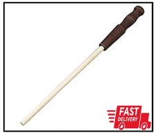 Ceramic Knife Sharpener | 12" Overall ~Made in USA~ Wood Handle Honing Rod [NEW]