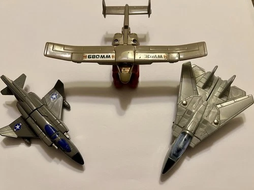 Original Bandai Gobots Lot of 3 Sky Jack, Guardian Mach-3 And Water Walk