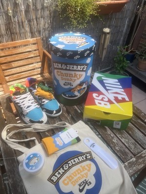 Nike SB Dunk Low Ben & Jerry's Chunky Dunky Special Box US11 EU45