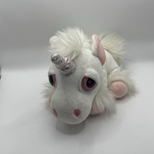 Rare Russ Berrie Sparkle Unicorn White Plush Stuffed Animal 10" Lil Peepers GUC