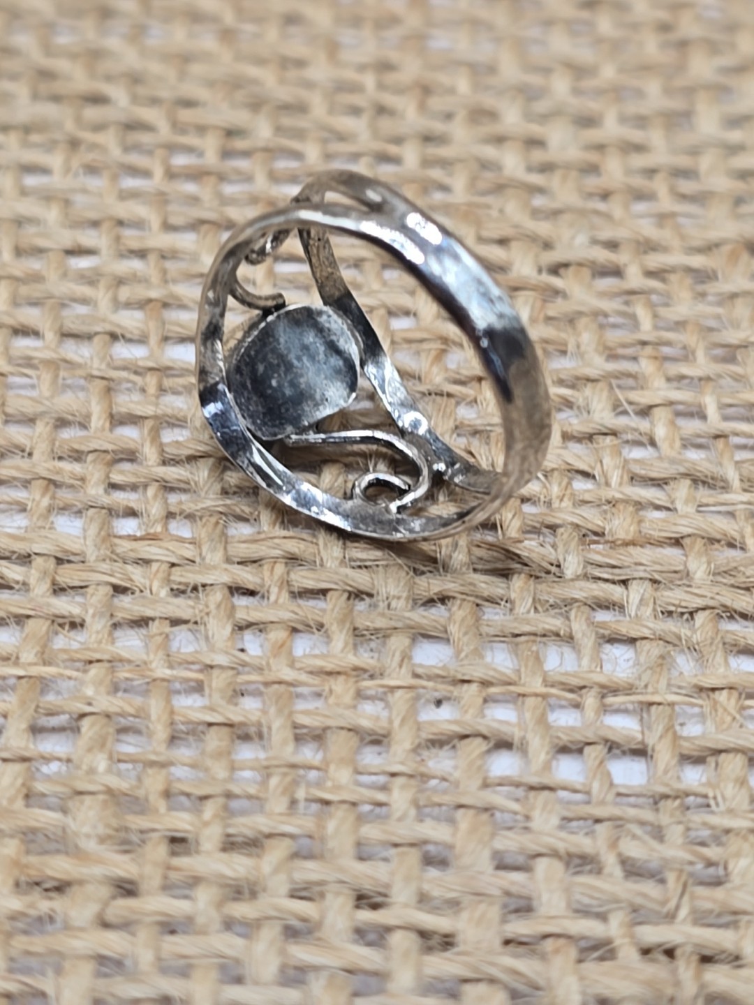 Sterling Silver Bisbee Turquoise Ring Size 6 - image 6