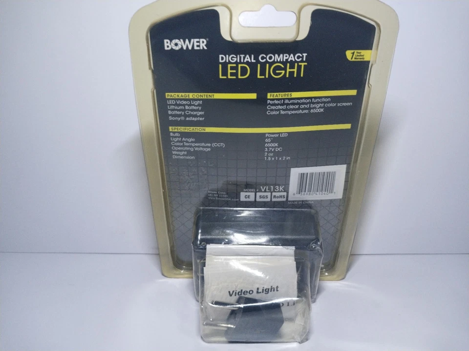 Bower VL13K Digital Compact LED Light for Digital SLR Cameras - Image 2 of 4